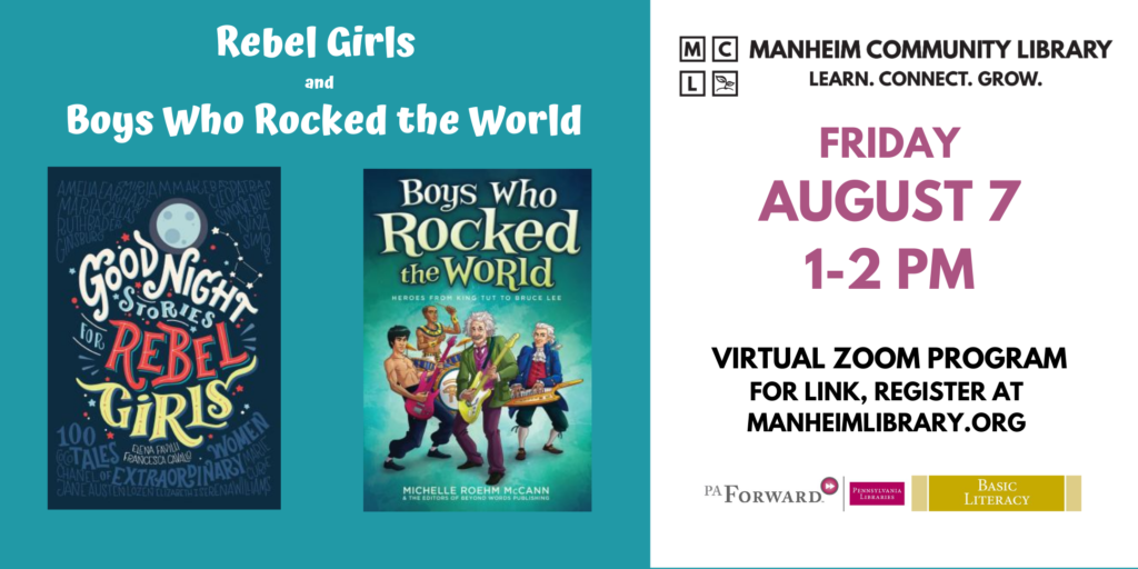 Rebel Girls and Boys Who Rocked the World virtual event